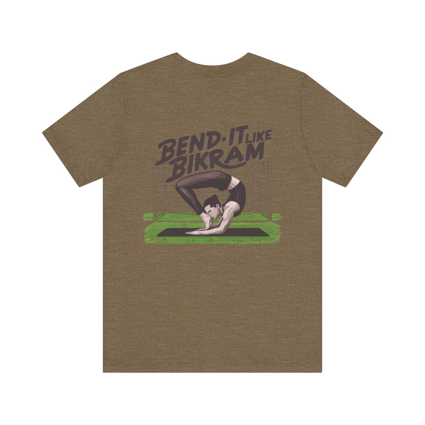 Yoga Tee "Bend It Like Bikram"